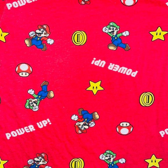 Mario Luigi Power Up Shirt Kids XL - Picture 2 of 4